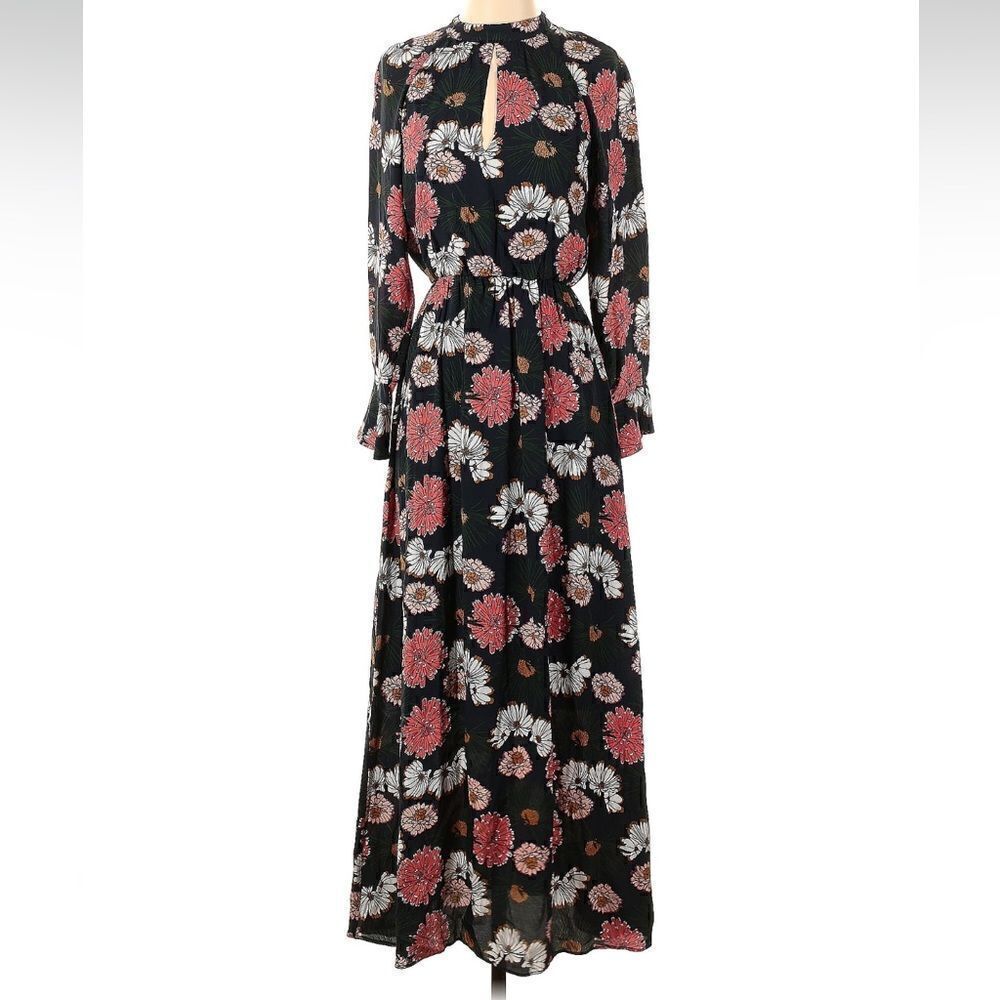 Caractere Maxi Floral Green Dress, New, NWOT Size 2